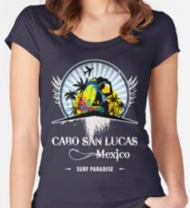 Cabo San Lucas Mexico Beach Women's Fitted Scoop T-Shirt