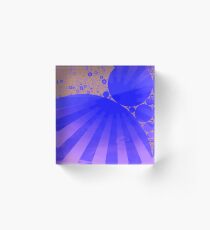 Blue Squeeze Acrylic Block