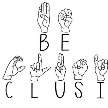 Artwork thumbnail, Be Inclusive ASL by amyhutchison