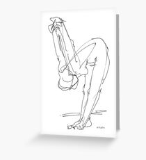 Nude Woman Drawing 9 Greeting Card