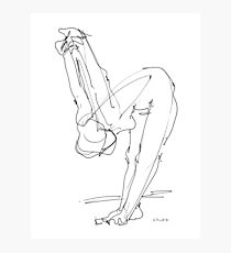 Nude Woman Drawing 9 Photographic Print