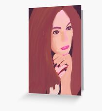Karen Gillan Greeting Card