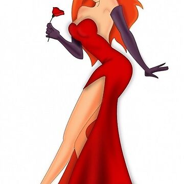 jessica rabbit red dress cartoon character