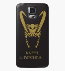 Loki says kneel bitches Hülle & Klebefolie für Samsung Galaxy