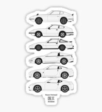 Nissan Fairlady Z History Sticker