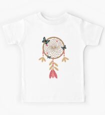 Camiseta para niños Dream Triple Butterfly Dream Catcher