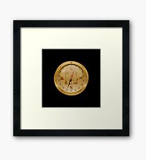 Golden Compass - Steampunk Framed Print