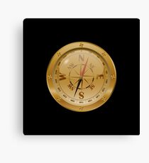 Golden Compass - Steampunk Canvas Print