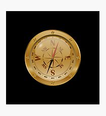 Golden Compass - Steampunk Photographic Print