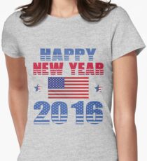 HAPPY NEW YEAR 2016 Women's Fitted T-Shirt