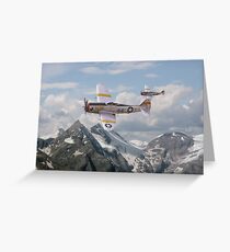 P47 Thunderbolt - 57th FG Greeting Card