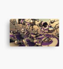 Bouncing Bots Canvas Print