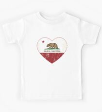 Salinas California Love Heart Distressed Kids Tee