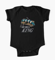 Eat Like a King (Dark) Kurzärmeliger Einteiler