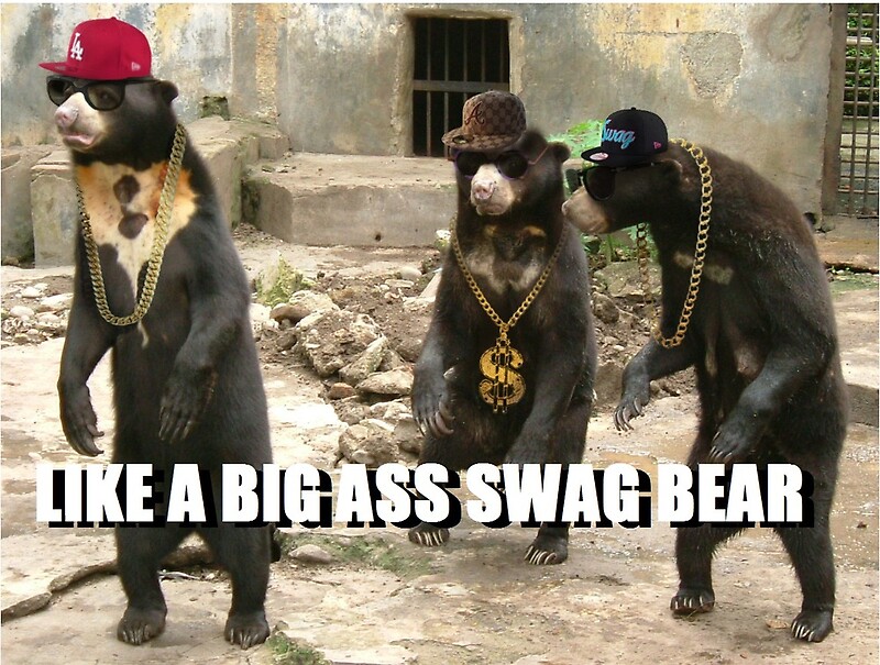 “SWAG BEAR” by BDERK | Redbubble