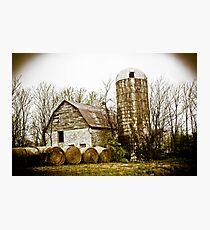 BARN FROM DAYS OF YORE Photographic Print