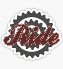 Ride Bike Cycling Bicycle Sticker
