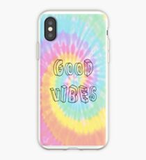Vinilo o funda para iPhone Good Vibes Tie Dye Phone Case