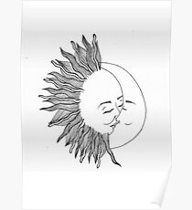 Sun and moon Poster