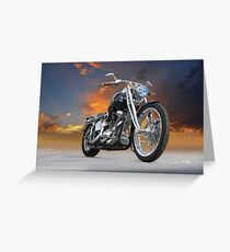 Harley-Davidson Softail Custom Greeting Card