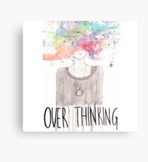 over thinking Canvas Print