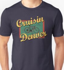 Bike Cycling Bicycle Cruising Denver Colorado Unisex T-Shirt