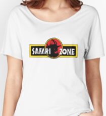 Safari zone pokemon jurassic park Women's Relaxed Fit T-Shirt