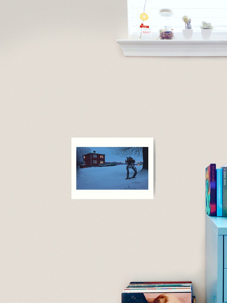 Ett Bedarande Barn Av Sin Tid Art Print By Simonstalenhag Redbubble