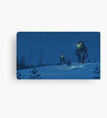 Nattens Röntgenplåt Canvas Print