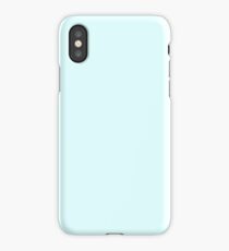 PURE COLOR-BABY BLUE iPhone Case/Skin