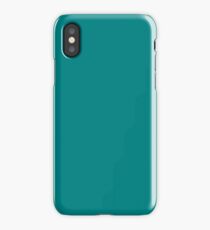 PURE COLOR-Teal iPhone Case/Skin