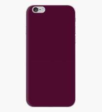 PURE COLOR-Burgundy iPhone-Hülle & Cover