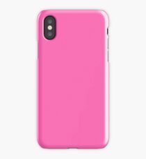 PURE COLOR-HOT PINK iPhone Case/Skin