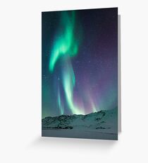 The aurora giant Greeting Card
