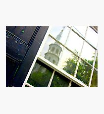 Steeple Reflection Photographic Print