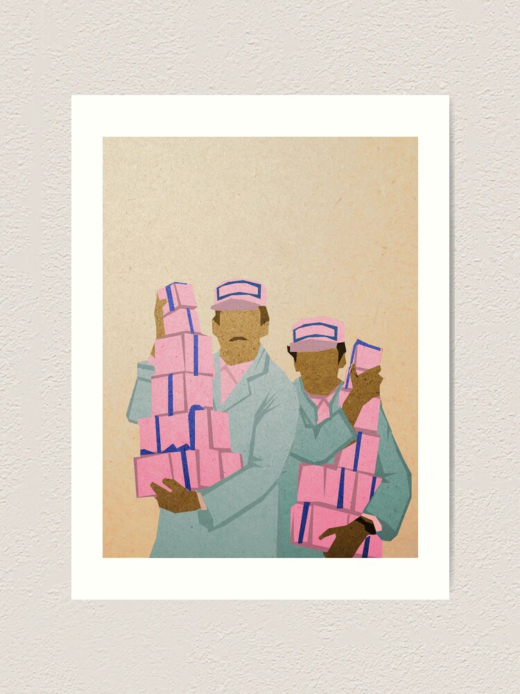 Alternate view of Zero and Gustave Art Print
