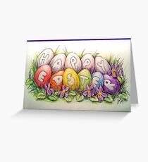 Happy Easter Grußkarte