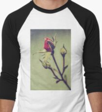 Blushing Bud Men's Baseball ¾ T-Shirt