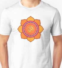 Lotus Om Symbol Slim Fit T-Shirt