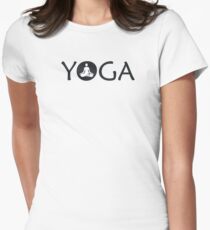 Yoga Meditate Women's Fitted T-Shirt