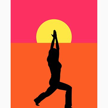 Artwork thumbnail, Pop Art Yoga Warrior by mindofpeace
