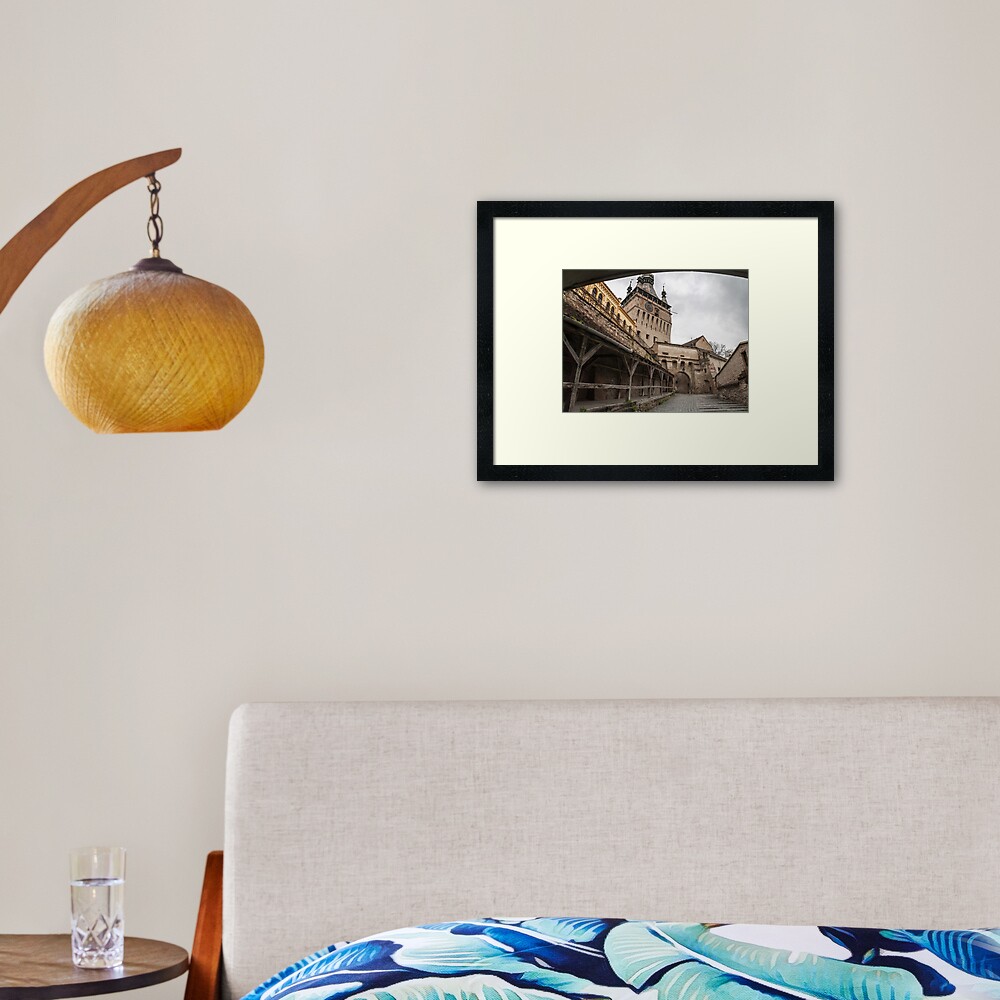 Clock Tower Framed Art Print