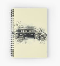 Vintage Car Spiral Notebook