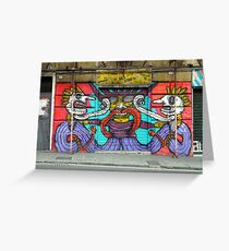 All About Italy. Piece 1 - Genoa Street Art Greeting Card