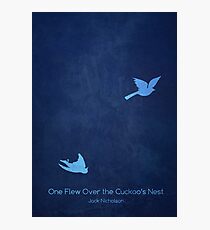One Flew Over the Cuckoo's Nest Minimalist Poster Photographic Print