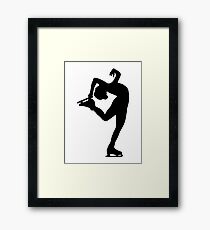 Figure skating Framed Print