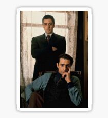 The Godfather - Al Pacino, Robert De Niro Sticker