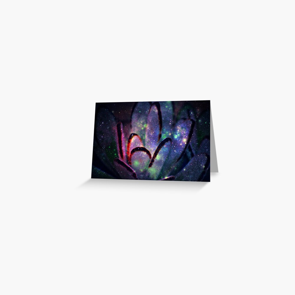 Space Cactus Species Greeting Card