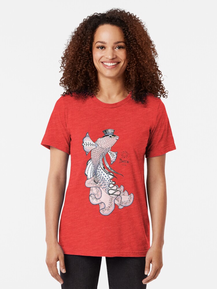 Alternate view of Betta I Tri-blend T-Shirt