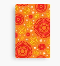 Pop! Orange & Bright Orange Canvas Print